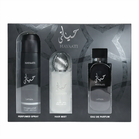 .ESTUCHE LATTAFA HAYAATI 3 PCS GIFT SET