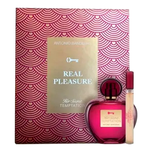 .ESTUCHE ANTONIO BANDERAS HER SECRET TEMPTATION 2.7 EDT SP + 0.34 EDT SP WOMEN SET